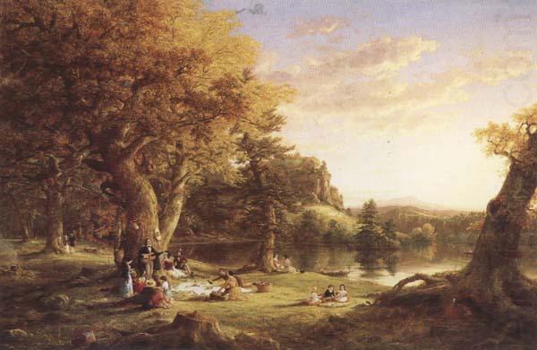 Thomas Cole The Pic-Nic china oil painting image